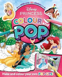 ‎Disney Princess: Colour and Pop ‎-‎ Make and Colour Your Own Pop-Ups!‎